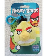 Commonwealth Toys Angry Birds Yellow Bird Plush Backpack Clip - £5.49 GBP