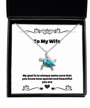 Motivational Wife, My Goal is to Always Make Sure That You Know How Special and, - £39.03 GBP