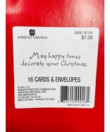 American Greeting Angels Decorate Tree Vintage Christmas 16 Greeting Card - $143.65 MXN