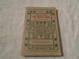 Vintage 1917 The Sketch book of Geoffrey Crayon Gent book antique - £15.56 GBP