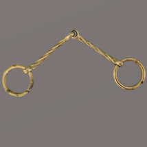 English Bradoon Bit Twisted Mouth 5" image 3