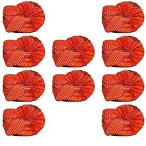 Safa Pagdi for Pooja Traditional Saffron Turban Religious Wedding Party ... - $206.27