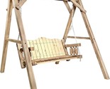 Montana Woodworks Homestead Collection Lawn Swing, Exterior Stain Finish - $1,414.99