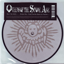 Queens Of The Stone Age Burn The Witch 7&quot; Vinyl Picture Disc Uk Interscope M/M - £65.19 GBP