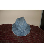 Faded Glory Blue Fedora  Hat ONE SIZE EUC - $20.91 CAD