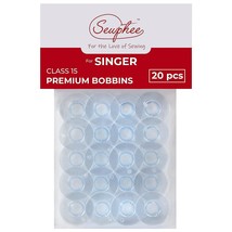 20Pcs Bobbins For Singer Sewing Machine - Class 15 Plastic Bobbins, 81348 - $19.99