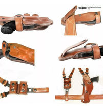 Fits Ruger Vaquero 357 Mag 5.5”BBL Leather Vertical Shoulder Holster #1834# RH image 9