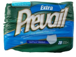 Prevail Extra Adult Protective Underwear - Medium 34''-46'' - 20 Pack  - $24.19