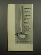 1951 Georg Jensen Bernadotte Gravy Ladle Ad - From our Georg Jensen silver  - $18.49