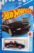 Hot Wheels 2024 Factory Set HW J-Imports #120 &#39;91 Mazda MX-5 Miata Black w/ 5SPs - £2.31 GBP