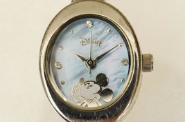 Vintage Disney SII Blue &amp; Silver Face Mickey Mouse Quartz Watch MU0889 - £15.77 GBP