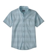 PATAGONIA Lightweight Bluffside Shirt Boll Stripe Big Sky Blue XXL - $54.14 CAD