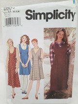 Simplicity Sewing Pattern 9804 Misses&#39; Jumpers W/ Back Or Side Ties Size... - $6.88