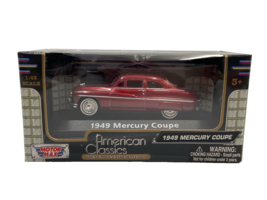 Motor Max American Classic 1949 Mercury Coupe Red 1:43 Diecast - $14.24