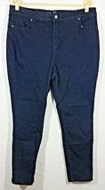 Route 66 Womens Jeans Size 33 Blue Dark Wash Slim Fit Denim Pants Pockets - £7.98 GBP