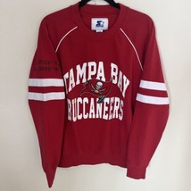 Tampa Bay Buccaneers Large Starter Crew Neck Sweater Red Striped - £13.65 GBP