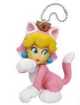 Tomy Super Mario 3D World Danglers Keychain (Cat Princess Peach) - £11.39 GBP