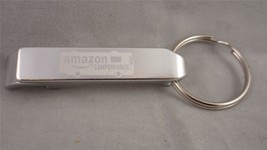 NEW Lof of 2 Amazon CamperForce Bottle Opener Chrome Metal Keychains Collectible - £5.44 GBP