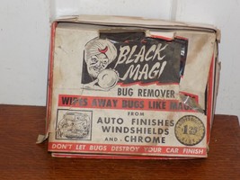Vintage Black Magic Bug Remover Cardboard Display Box - $44.55