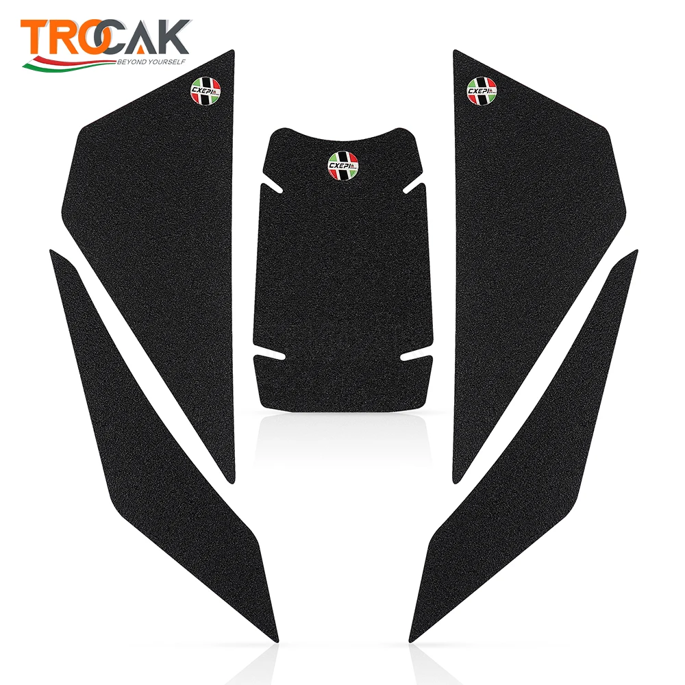 1set Motorcycle Accesorios Anti slip Tank Pad Side Gas Knee Grip Traction Pads P - £530.75 GBP