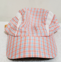 PINK PLAID LADIES World Wide Sportsman Hat Cap Fishing - Adjustable Back... - $9.00