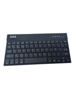 Wireless Keyboard Bluetooth iOS Android Windows Small Slim Black Keypad ... - $22.24