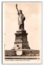 RPPC Statue of Liberty  New York City NY NYC 1941 Postcard W9 - £3.10 GBP