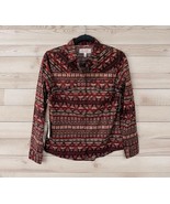 Shyanne Womens Southwestern Aztec Print Snap Down Long sleeve Size XS - $661.34 MXN