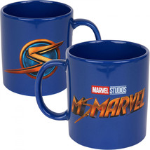 Ms. Marvel Logo and Emblem Coffee Mug Blue - $19.98
