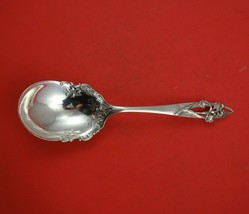 Iris by Shreve Sterling Silver Berry Spoon 9 5/8&quot; Serving Silverware Heirloom - £380.68 GBP