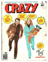 1976 Crazy Magazine #18 Marvel Comics Bionic Woman Six Million Dollar Man - £11.93 GBP