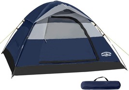 Pacific Pass 2/4/6 Person Family Dome Tent With Removable Rain Fly, Easy Setup - £35.17 GBP