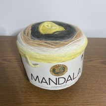 Lion Brand Mandala Yarn Serpent Acrylic  5.3oz  590yds Pastel And Gray C... - $7.83