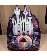 Loungefly Disney Cinderella Castle Series Carriage Adj Strap Mini Backpa... - $87.66