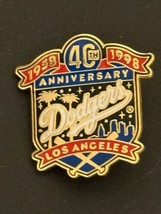 Vintage LA Dodgers MLB Peter David Pin  &quot;Dodgers 40th Anniversary 1958 1998&quot;  - $12.95