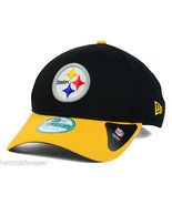 Pittsburgh Steelers New Era 9Forty Fundamental Tech NFL Team Logo Cap Hat - £18.18 GBP