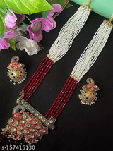 Kundan High Quality Jewelry  Necklace Chain Bridal Party Fashion Jewerly... - £28.96 GBP