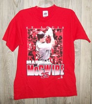 NWT Mark McGwire Shirt L St. Louis Cardinals #25 Red Joy Athletic Large - £12.78 GBP