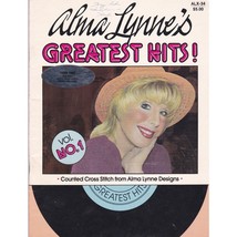 Vintage Cross Stitch Patterns, Greatest Hits Volume 1, Alma Lynne Designs ALX-34 - £6.27 GBP