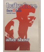 BABYFACE - VINTAGE FACE 2 FACE ORIGINAL CONCERT TOUR CLOTH BACKSTAGE PASS - $10.00