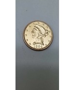 1894 Liberty 5 Gold Half Eagle Nice - $1,726.07 CAD