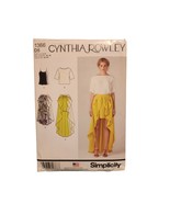 Cynthia Rowley Simplicity 1366 Misses&#39; Skirt In Two Lengths &amp; Tops Sewin... - £6.62 GBP