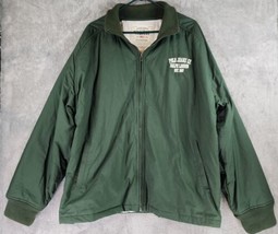 Ralph Lauren Polo Jacket Mens XXL Green Logo Casual Dadcore Full Zip Out... - £44.17 GBP