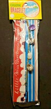 Vintage Novelty Dime Store New Charm Bracelet with Shells Made in Japan  SKU278 - £8.68 GBP