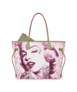 Tattooed Marilyn Monroe Women&#39;s Leather Tote Handbag with Coin Purse - £30.68 GBP