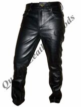 LEATHER LEDER  MENS 501 PANTS JEANS TROUSERS SLEEK DESIGN  MOTORCYCLE xl... - €62,44 EUR