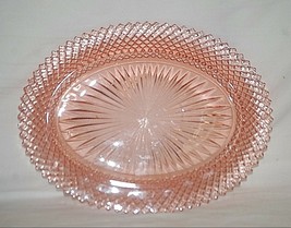 1930&#39;s Miss America Pink by Anchor Hocking Under Platter Pink Depression... - $49.49