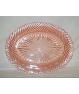 1930's Miss America Pink by Anchor Hocking Under Platter Pink Depression Glass - $49.49