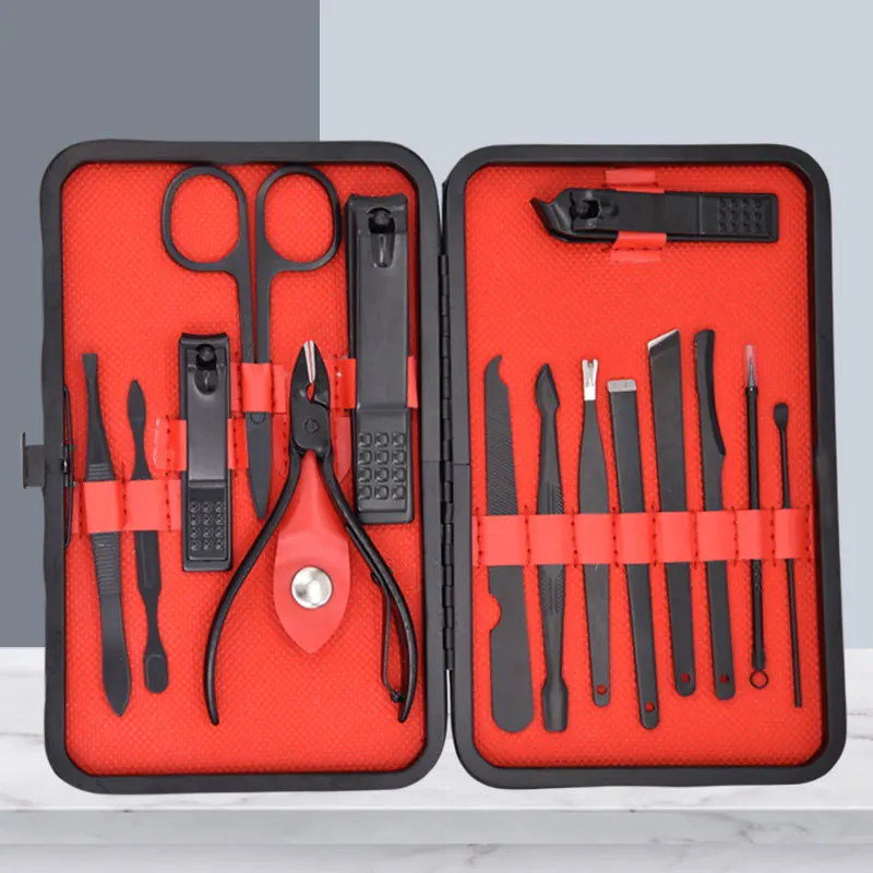 Sporting 20 Pcs Professional Nail Cutter Pedicure Scissors Set Stainless Steel E - £23.84 GBP