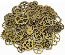 Clock Gears Clock Parts Bronze Metal Gears Steampunk Gears Assorted Gear... - £4.12 GBP